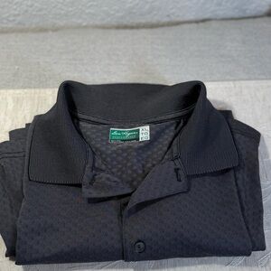 Ben Hogan Performance Sz XL Golf/Polo Shirt, Dark Gray. Diamond Pattern.
